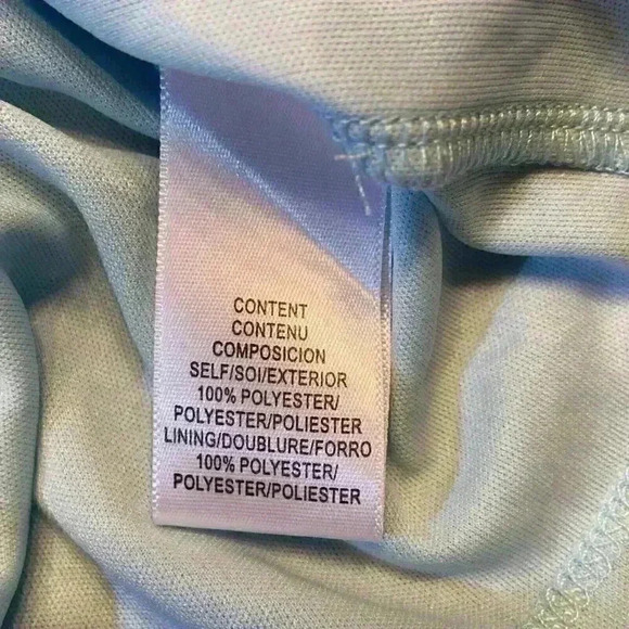 WAYF Women Maxi Skirt LARGE Turquoise Rhinestone Sparkle Contemporary Lined NWOT - Picture 8 of 9